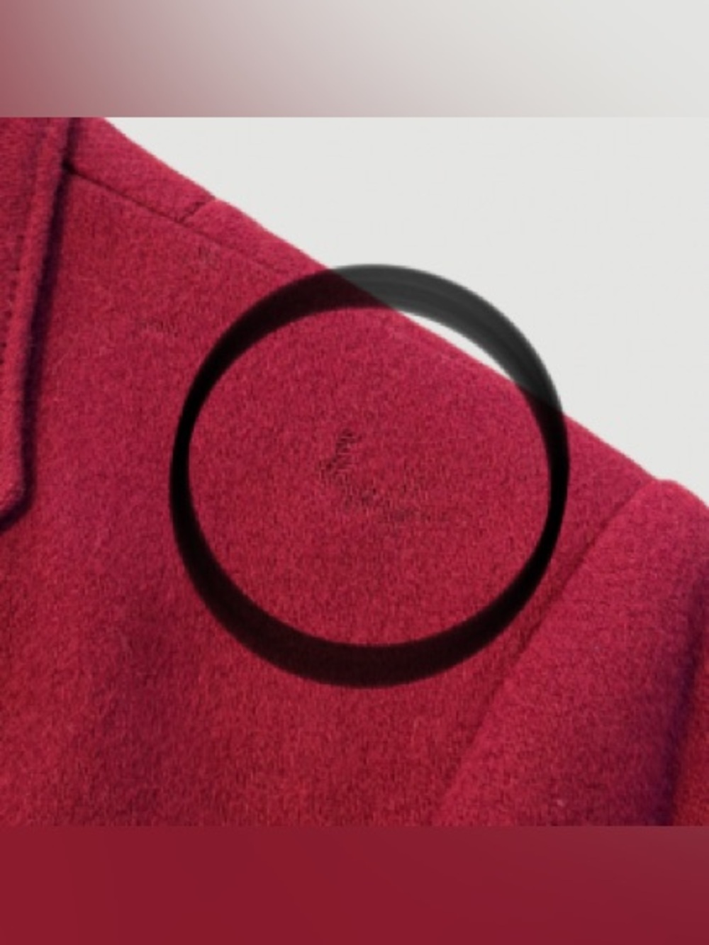 Vintage Koret 100% Wool Blazer, Burgundy, Size 14 (Fits Modern 10/12) - Picture 8 of 11